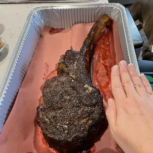 Tomahawk steak