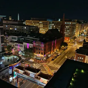 Outdoor rooftop view