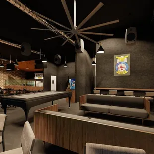 sushi and sashimi, interior