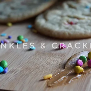 Cookie Butter Birthday Cake with white chocolate chunks