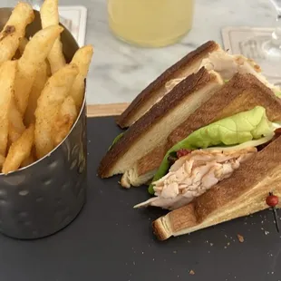 Roasted Chicken Club Sandwich