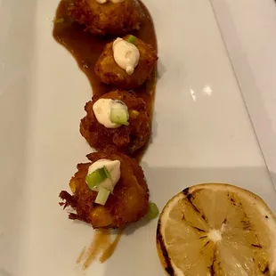 Blue Crab &amp; Corn Beignets