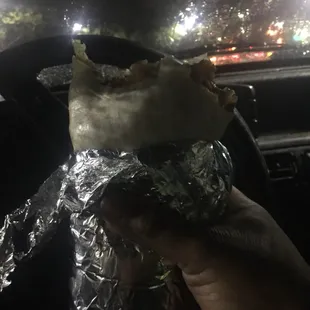 The burrito is hellaaa big but my first two bites were whatever...