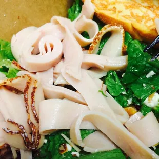 Turkey Bacon Apple Salad w/ Apple Cider Vinaigrette