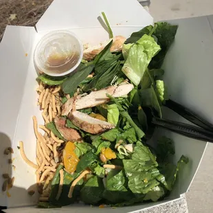 Asian salad , slightly disappointing