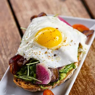 Avocado Truffle Toast Brunch Item