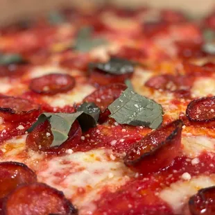 As good as it gets. Pepperoni pizza.