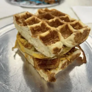Egg Waffle Sandwich