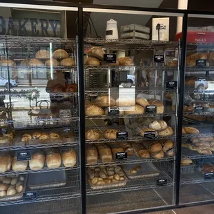 a variety of baked goods