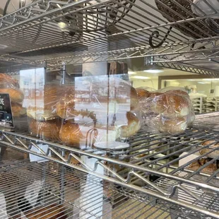 interior, bagels