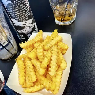 Love Crinkle Cut Fries.