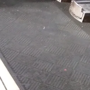 a close up view of the floor