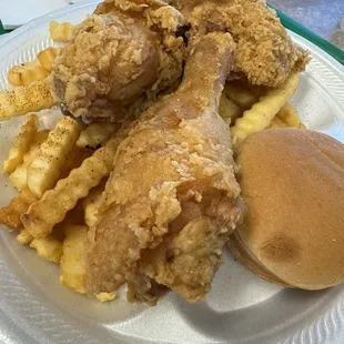 Fried 2. 3 Pieces Chicken (Dark)chicken