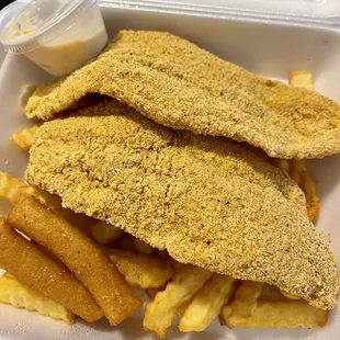 2 pc catfish meal
