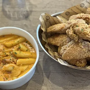 Ddeok Bokki &amp; some wings