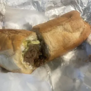 Steak & cheese Steak & cheese