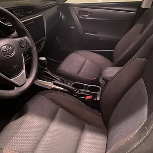 Interior cleaning, pet hair removal, upholstery cleaning