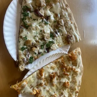 Chicken Bacon Ranch And 3. The Blue Buffalo Pizza