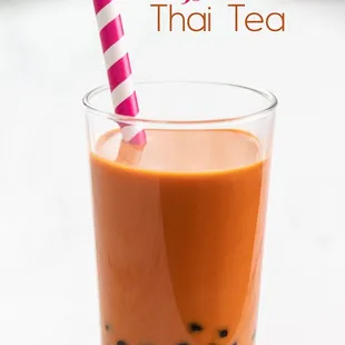 Delicious Boba Thai Tea