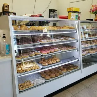 Awesome selection of great-tasting donuts and croissants