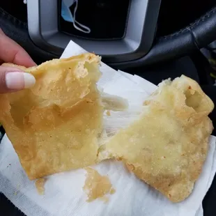 Warm cheese and heart of palm