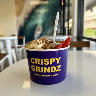 Great Açaí bowls and Brazilian food.