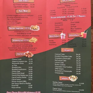 new menu 8/2023