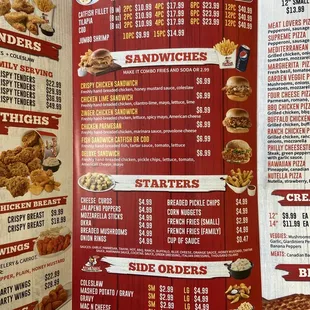 New menu 4/2021