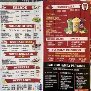 New menu 4/2021