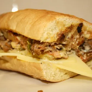 Panini Philly Steak Sandwich