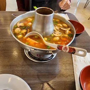 Tom Yum Soup with Seafood