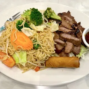 CHOWMEIN with BEEF BBQ