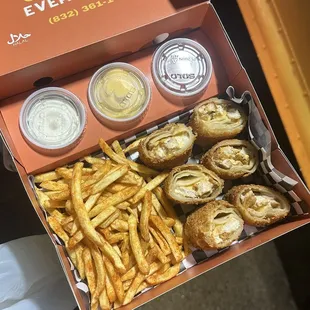 a box of food