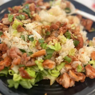 Chinese rice with tomota sauce