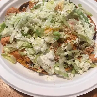 Chicken Chipotle tostada