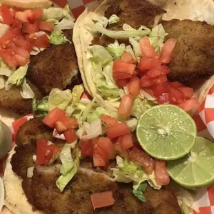 Pork loin milanesa tacos