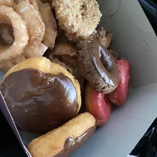 Mixed dozen $12.50 (delicious donuts)