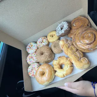 a box of doughnuts