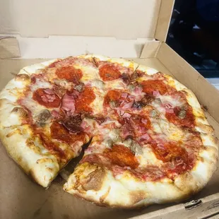 pizza, food