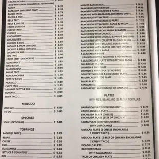 Here&apos;s a menu