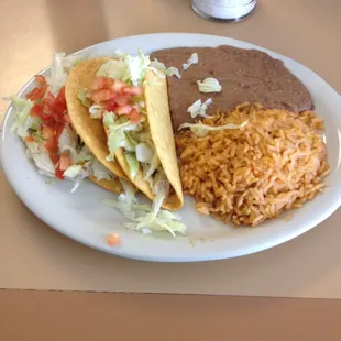 Hard shell taco plate...