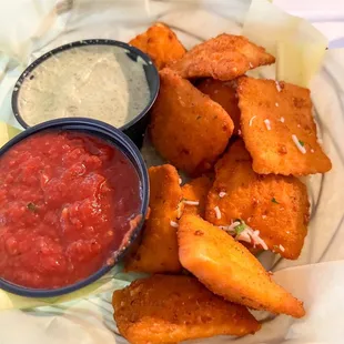 Fried Cheese Ravioli