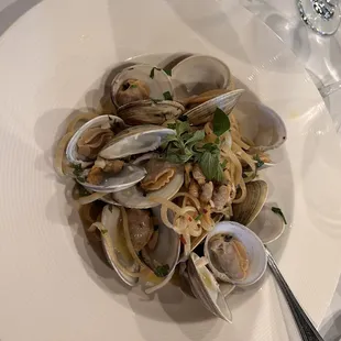 Clam pasta