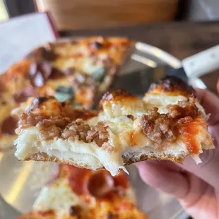 Half Sausage pizza