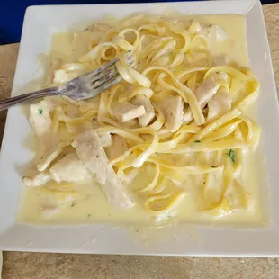 Fettuccine Alfredo with Chicken