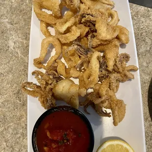 Calamari appetizer