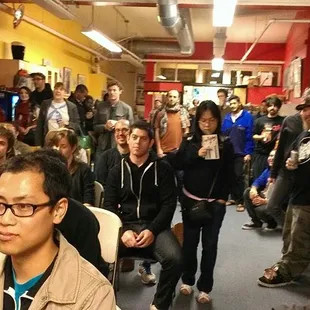 Sat. night comedy at Its Your Move in downtown "Temescal!