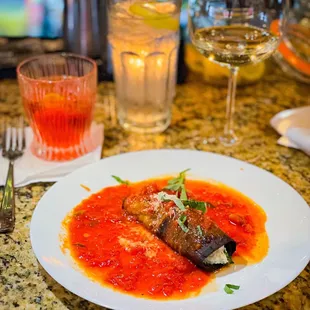 Eggplant Involtini [Follow me on Instagram: @eatlikeabadass]