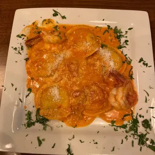 Lobster ravioli