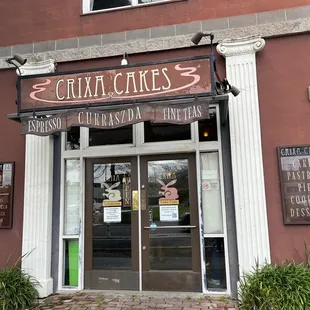 Front of bakery